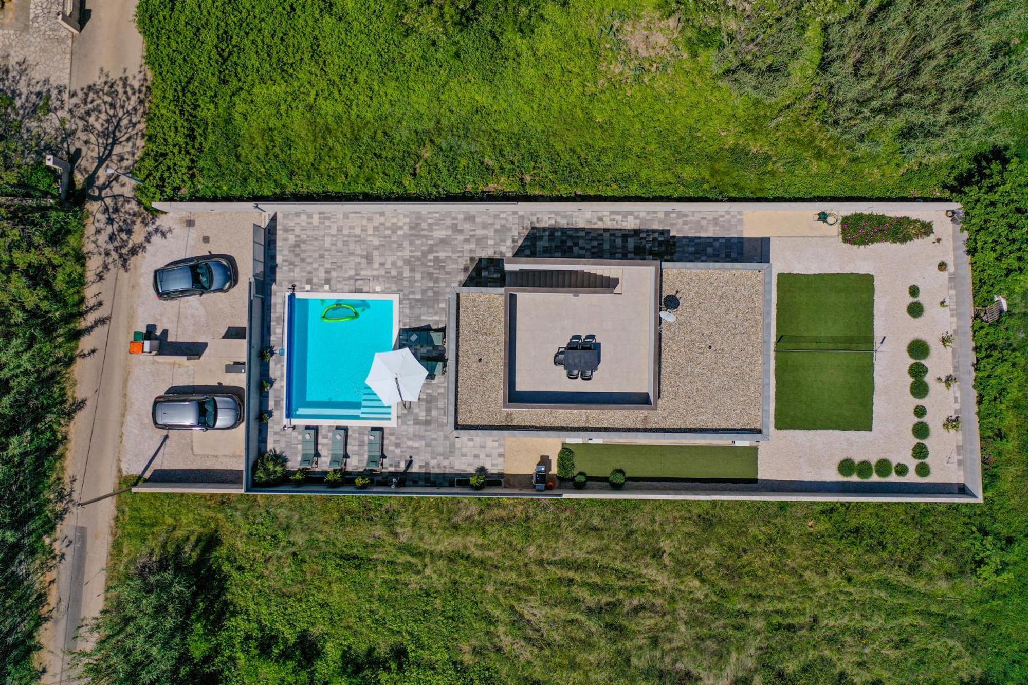 Holiday House Sara With Heated Pool Privlaka  Exterior foto